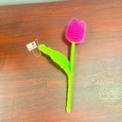 手編みチューリップの画像