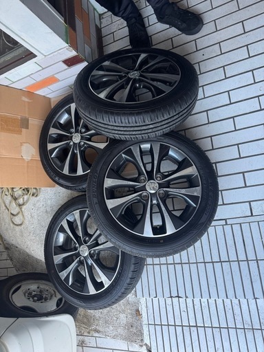 ワゴンR 純正 15インチ　ダンロップバリ溝