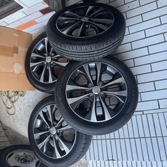 ワゴンR 純正 15インチ　ダンロップバリ溝の画像