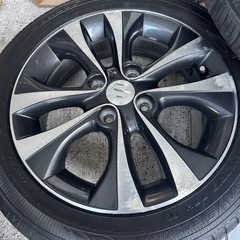 ワゴンR 純正 15インチ　ダンロップバリ溝の画像