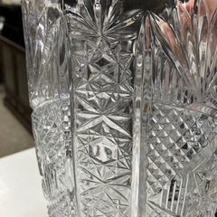 ☆値下げ☆ロ 2504-379 曽我ガラス フラワーベース 汚れありの画像