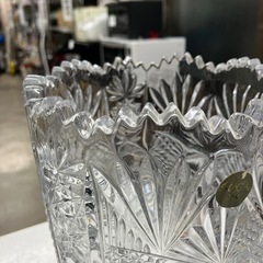 ☆値下げ☆ロ 2504-379 曽我ガラス フラワーベース 汚れありの画像