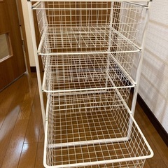 美品】IKEA ANTONIUSイケア アントニウス ワイヤーラック北欧
