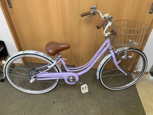 中古自転車　ブリヂストン　リコリーナ　２２インチ　適正身長目安１１７cm～１４０cm