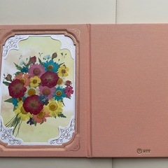 電報台紙　推し花の画像