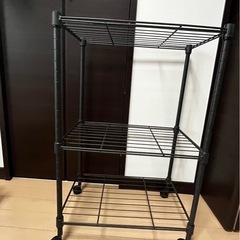 スチールラック（黒）