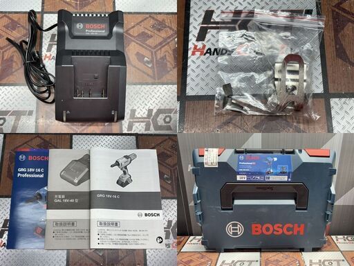 値下げしました！【未使用開封品】ボッシュ BOSCH GRG18V-16C コードレスリベットガン リベッタ 18V バッテリ×2・充電器付き