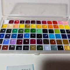 透明水彩チューブ、ハーフパン等バラ売りOk中古品