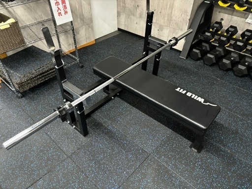 Wild Fit ベンチプレス台バーベル65KGセット ※値段交渉あり※専用 WILD FIT