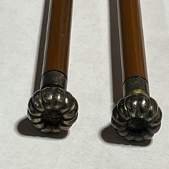アンティーク　火箸　菊頭　昭和　火ばし 茶道具の画像