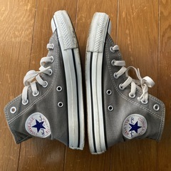 コンバース ★ レディース ハイカット スニーカー 23.5cm  グレー　人気の画像