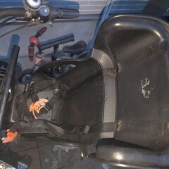 自転車チャイルドシート＆必要な方にはカバーの画像