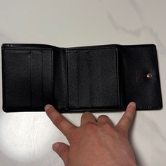 ルイヴィトン　エピ　ブラック　三つ折り財布の画像