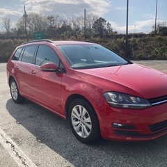 【掲載期間6月20日頃まで】低走行・ナビ・安全装備充実！ゴルフヴァリアント TSIコンフォートライン（H28年式）の画像