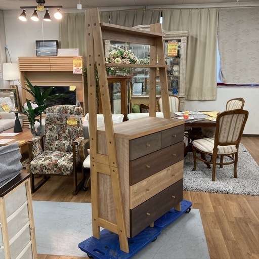 ジモティー限定価格！S757 ⭐ NITORI ニトリ チェストラック ランダム2 80 幅83.2cm USED 綺麗