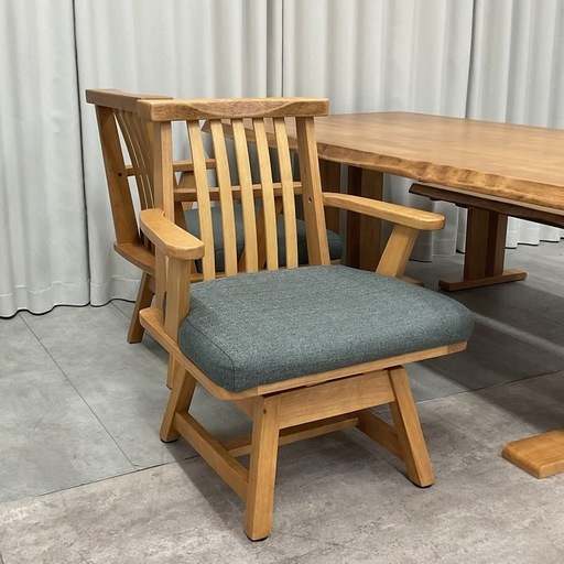 KD-32【新入荷　アウトレット品】松田家具　白王　和モダンスタイル　ベンチダイニング4点セット　ナチュラル