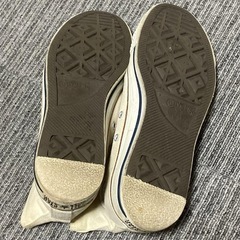 コンバース ★ レディース ハイカット スニーカー 25.5cm  ホワイト　人気の画像