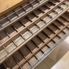 糸　収納棚　アンティーク　古美術の画像