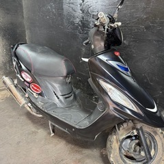 ★支払い総額3.8万円★買取強化中！不動車も可能！キムコ Vリンク125 社外マフラー！サイスタ付き！社外キックペダル！の画像