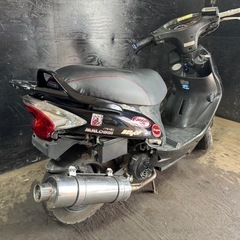 ★支払い総額3.8万円★買取強化中！不動車も可能！キムコ Vリンク125 社外マフラー！サイスタ付き！社外キックペダル！の画像