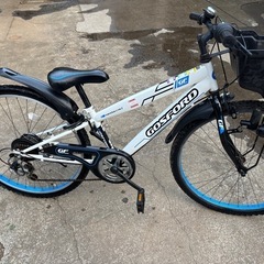 GOSPORT ジュニアスポーツ自転車 ホワイト/ブルー　の画像