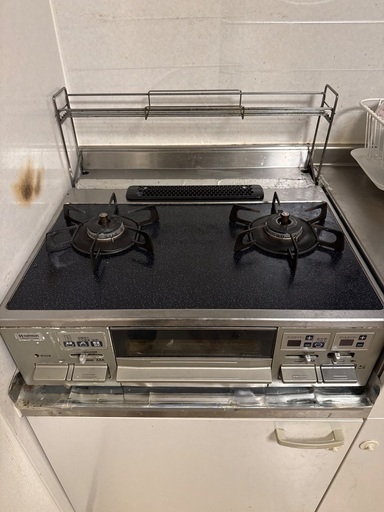 HARMAN ガスコンロ　ガラストップ