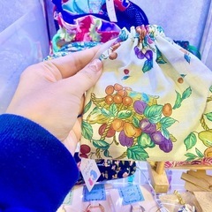 🎶 柄が可愛い巾着袋の画像