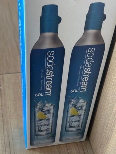 純正 新品 未使用 未開封 sodastream ソーダストリーム ガスシリンダ 新品未開封ソーダストリームガスシリンダー