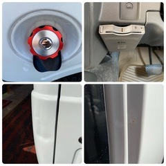 【美車】スズキ　ジムニー　JA22W　オールペン白　AT　4WD　検8/8の画像