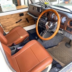 【美車】スズキ　ジムニー　JA22W　オールペン白　AT　4WD　検8/8の画像