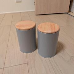 蓋付き缶ケース2個セット