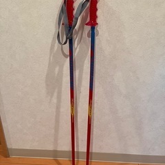 ジュニアスキー4点セット(板、ビンディング、ストック、ブーツ)の画像