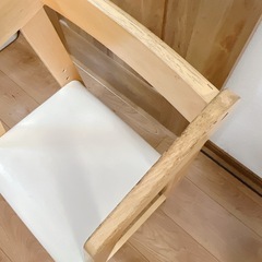 木製 ハイチェア キッズチェア 3段階の画像