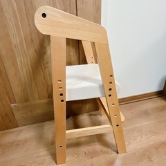 木製 ハイチェア キッズチェア 3段階の画像