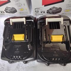 Makitaレシプロソー本体と18Vバッテリー2コと刃5枚付の画像