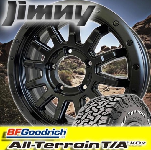【新品4本セット】215/70/R16 ジムニー用 JB64JB23 JB22 JB11 JB12  新品タイヤ、新品ホイール4本セット