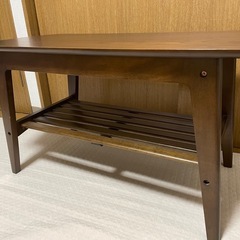 中棚付きローテーブル