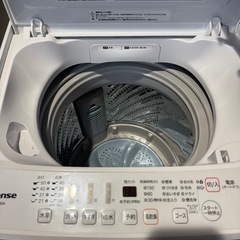 美品！ハイセンス6.0キロの画像