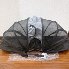 【新品未使用】3WAY ペット キャリーバッグ ダークグレー 災害時 旅行 犬 猫 コンパクトの画像
