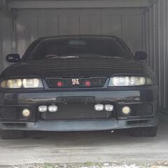 R33 スカイラインGT-R V-SPEC 抹消車 黒