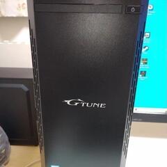 ゲーミングパソコンフルセットi7-7700/16G/SSD512GB/RTX2070-8GB/27インチモニターの画像
