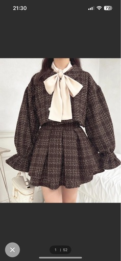 apres jour×Miridy ツイードセットアップ