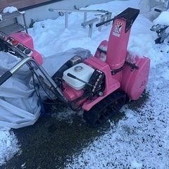 雪除機　限定カラー🩷の画像