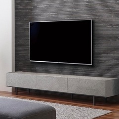 ※4月末まで※パモウナ　テレビボード　200cm ライトグレー