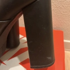 厚底ブーツ　黒の画像