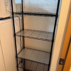 シェルフ　棚　黒パイプ　収納