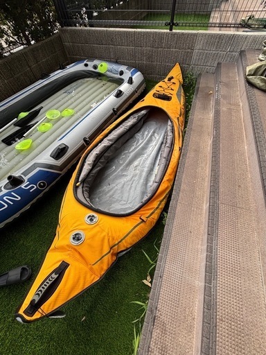 キャプテンスタッグ カヌー アイラフト タンデム2 シトラス US-1303 12