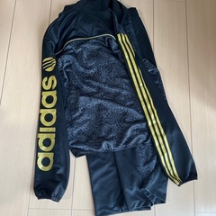 adidas NEO ウォームアップウェア ブラック/ゴールドの画像