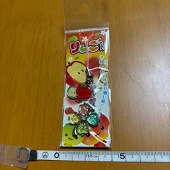 りんごちゃん ストラップ  クローバー🍀 新古品