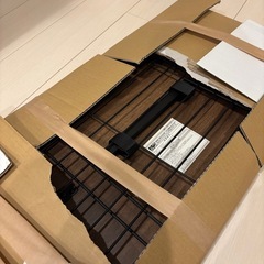 ニトリ　折りたたみデスク　ダークブラウンの画像